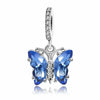 Blue Butterfly Charm Colored Pretty