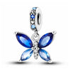 Blue Butterfly Charm Pretty Color