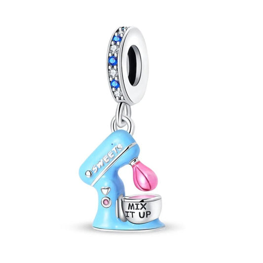 Blue Stand Mixer Charm Cooking Baking