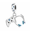 Game Controller Charm Gamer Blue Headphones Speaker