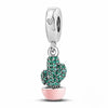 Green Cactus Charm Pot Plant Desert