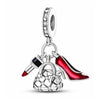 Beauty Charm Red Lipstick Bag High Heels Shoe