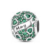 May Charm Green Love Hearts Birthday Month