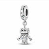 Mini Robot Charm Cute Toy Electronic Star Heart