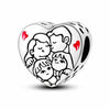 Family Charm Love Heart Mother Father Sister Brother