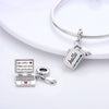 Mouse and Laptop Charm Openable Hidden Message Hello