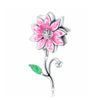 Pink Flower Charm Single Stem Bulb Leaf