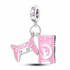 Pink Game Controller Charm Cat Ears Gamepad