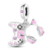 Pink Gaming Charm Cat Ears Headphones Controller