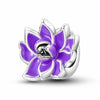 Purple Flower Charm Lotus Water Lily