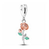 Rose Charm Flower Green Leaves