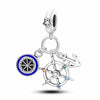 Sea Traveler Charm Ship Anchor Compass Boat Wheel Star