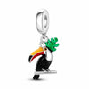 Toco Toucan Charm Forest Bird Green Leaf