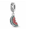 Watermelon Slice Charm Fruit Red Green