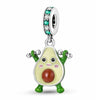 Weight Lifting Avocado Charm Cute Facial Expression