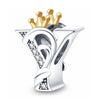 Y Letter Charm Initial Crown Alphabet