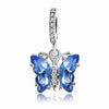 Blue Butterfly Charm Colored Pretty