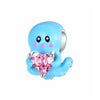 Blue Octopus Charm Pink Love Heart Ocean Sea Life