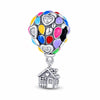 Colorful Balloon House Charm Love Heart Home