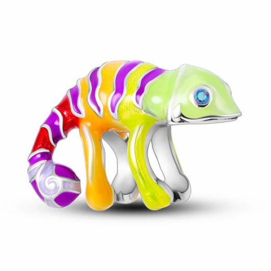 Green Purple Chameleon Charm Temperature Changes Colour
