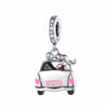 Love Car Charm Couples Pink