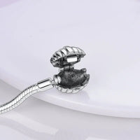Beach Sterling Silver Plated Charm Bracelet with Clam Clasp Ocean Sealife